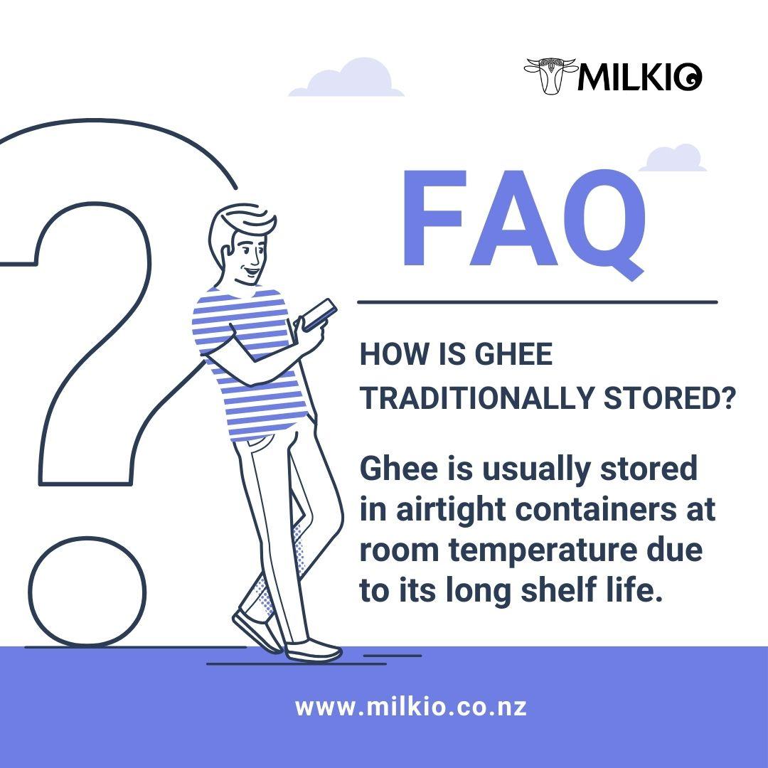 Can ghee be stored at room temperature?