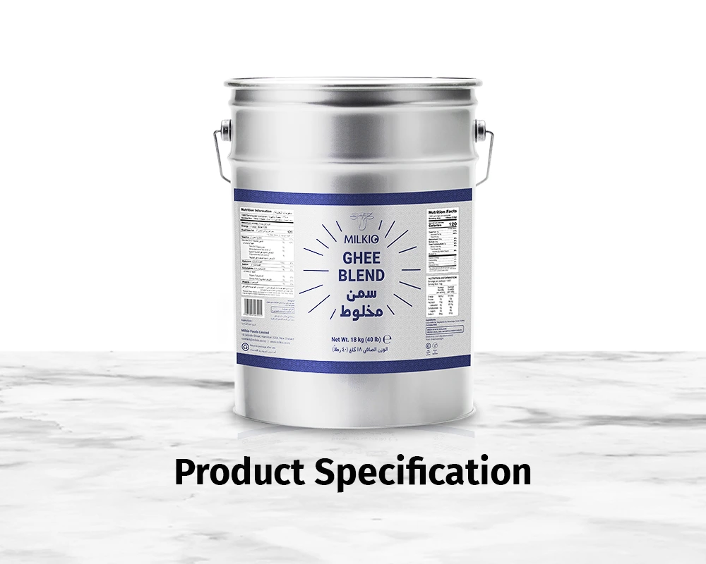 BLEND GHEE SPECIFICATION