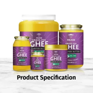 Grass-fed Ghee Specification