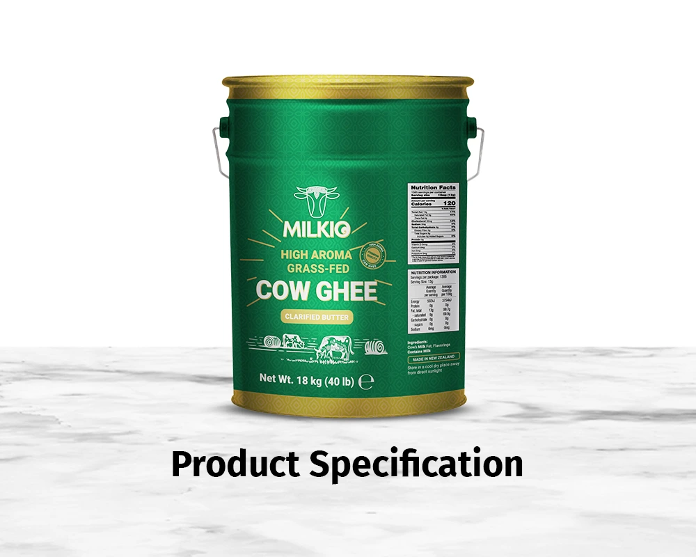 Milkio High-Aroma-ghee Cow Ghee specification