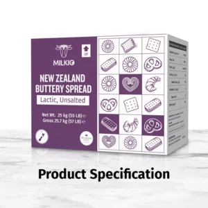 Milkio Buttery spread product specification