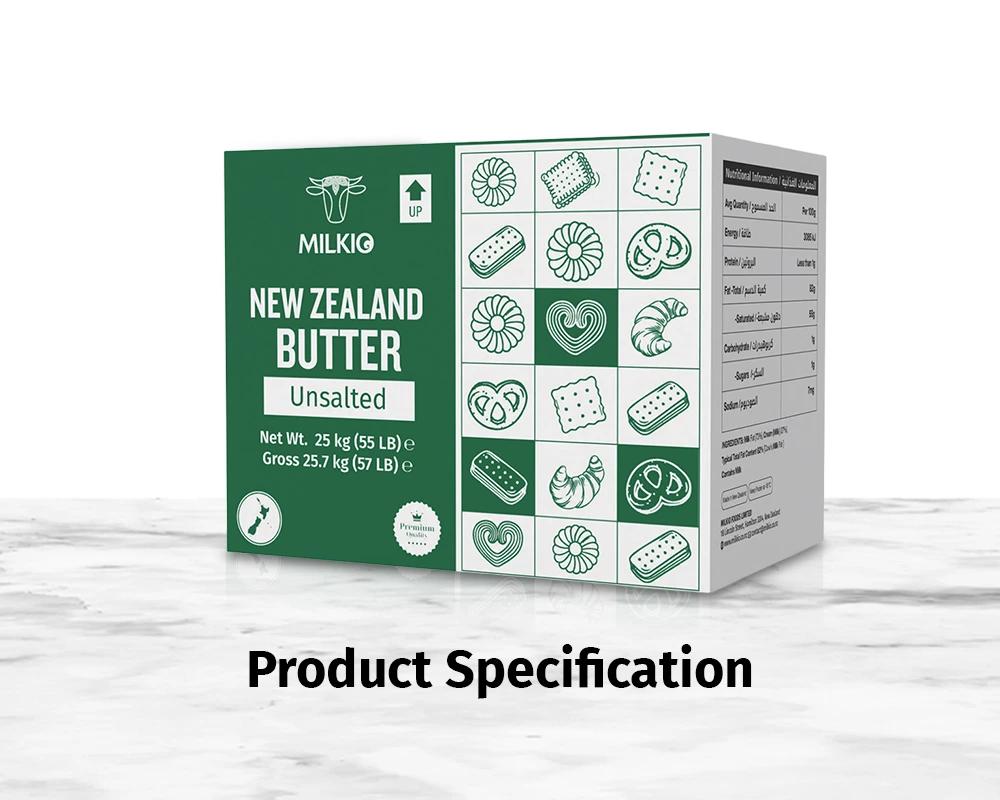 Milkio Pure Butter product specification
