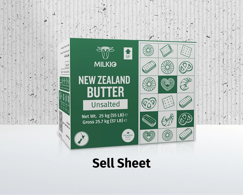 Milkio Pure Butter sell sheet