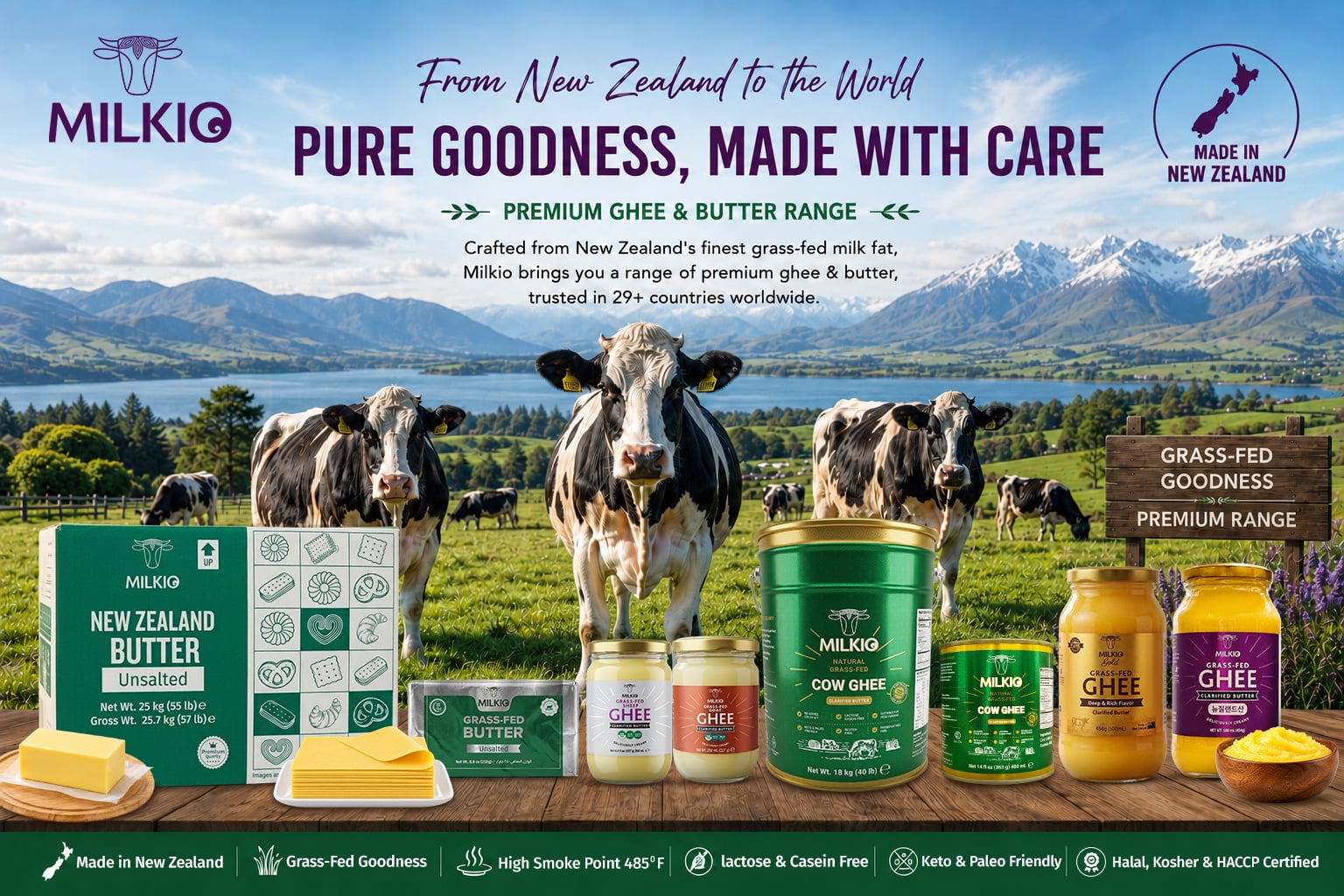 premium butter and ghee range